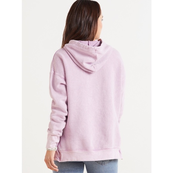 Sundry Mineral Wash Tie Dye Slit Hoodie - Picture 3 of 11